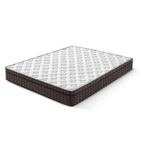 Saltea ZERO GRAVITY, 7 zone de confort, Arcuri Individuale, spumă poliuretanică elastică, spumă cu memorie, husă cu efect antialergic, superortopedică, Grosime 27 cm - 1