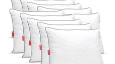 Set 10 x Perne Comfort Plus cu microfibră, husă microfibră, 50x70 cm