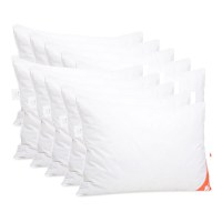 Set 10 x Perne Deluxe cu pene și puf de gâscă, husă bumbac, 50x70 cm - 1