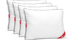 Set 4 x Perne Cotton Dream cu microfibră, husă bumbac, 50x70 cm