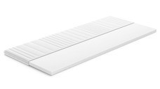 Topper saltea Classic, cu spumă poliuretanică, husă antialergică și lavabilă, Grosime: 5 cm