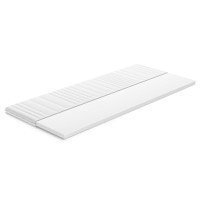 Topper saltea Classic, cu spumă poliuretanică, husă antialergică și lavabilă, Grosime: 5 cm - 1