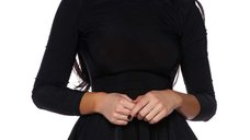 Rochie Baby-Doll cu Volane si Portjartier