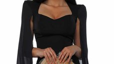 Rochie Neagră Black Swan