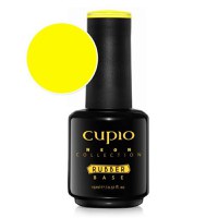 Cupio Rubber Base Neon Collection - Electric Lemon 15ml - 1