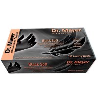 Dr. Mayer Manusi nitril nepudrate soft negre 100buc - XS - 1