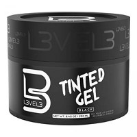 L3vel3 Gel de par negru pentru nuantare, volum si definire Tinted Gel Black 250ml - 1