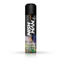 NishMan Spray colorant cu glitter multicolor pentru par Glitter Multicolor 150ml - 1