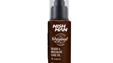 NishMan Ulei cu ingrediente naturale pentru barba si mustata 75ml