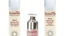 Solanie Pachet 3 produse antirid pentru ten matur Gold Line