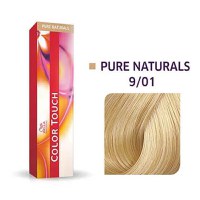 Wella Professionals Vopsea de par demipermanenta Color Touch 9/01 blond luminos natural cenusiu 60ml - 1