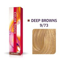 Wella Professionals Vopsea de par demipermanenta Color Touch 9/73 blond luminos castaniu auriu 60ml - 1