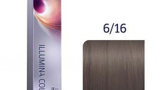 Wella Professionals Vopsea de par permanenta Illumina Color 6/16 blond inchis cenusiu violet 60ml