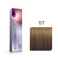 Wella Professionals Vopsea de par permanenta Illumina Color 7/7 blond mediu maro 60ml - 1