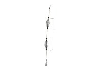 Montura pescuit super caras cu 2 momitoare + 2 carlige legate cu fir textil prokarpfishing - 1