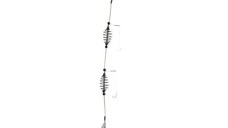 Montura pescuit super caras cu 2 momitoare + 2 carlige legate cu fir textil prokarpfishing