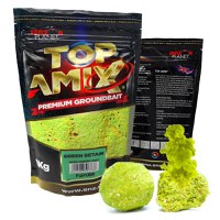 NADA SENZOR PLANET TOP AMIX METHOD FEEDER GREEN BETAIN 1kg -FUMIGENA - 1