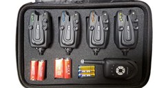 Set 4 avertizori cu statie WindBlade  baterii incluse