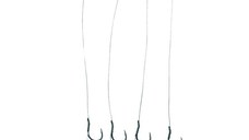 Set 4 Carlige legate Method Feeder cu carlig legat cu spin pentru momeala