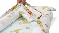 Baby Nest Somnart: Cosulet bebelusi + Salteluta 42x84x2 cm + Paturica 70×70 cm model Jungle - 3