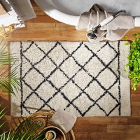Covor DE BAIE LUX ZEYN (Culoare: Gri, Dimensiune: 50x60cm) - 1