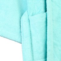 Halat de Baie Bleu Pufos (Marime Halate: S/M) - 3