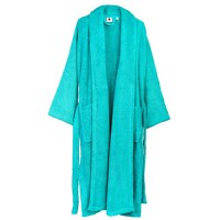 Halat de Baie Turcoaz Pufos (Marime Halate: L/XL) - 2
