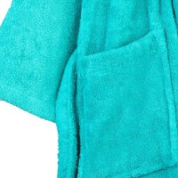 Halat de Baie Turcoaz Pufos (Marime Halate: L/XL) - 3
