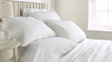 Lenjerie de pat hotel RANFORCE 140 g/mp alb pur (Dimensiune lenjerie: King Size (pat matrimonial))