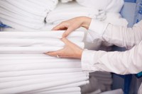 Lenjerie de pat hotel RANFORCE 140 g/mp alb pur (Dimensiune lenjerie: King Size (pat matrimonial)) - 3