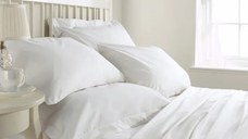 Lenjerie de pat hotel RANFORCE 140 g/mp alb pur (Dimensiune lenjerie: Single (pat o persoana))
