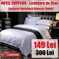 Lenjerie Dubla DAMASC TC250 145 g/mp - dunga lata -fara scamosare - 1