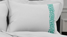 Lenjerie SATEN - 155gr/mp - Matrimoniala - Broderie Archangel