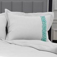 Lenjerie SATEN - 155gr/mp - Matrimoniala - Broderie Archangel - 1