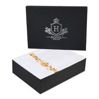 Lenjerie SATEN - 155gr/mp - Matrimoniala - Broderie Golden2 - 1