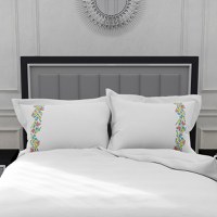 Lenjerie SATEN - 155gr/mp - Matrimoniala - Broderie Spring - 2