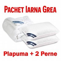 Pachet IARNA GREA Pilota SUPER GROASA 180x200 + 2 Perne 50x70cm - 1