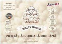 Pilota calduroasa de iarna matlasata Wooly Dream Somnart, 180×200 cm, umplutura 300 g/m² - 1