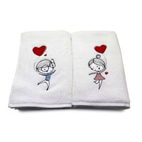 Prosoape baie Brodate Model Copii, 2 x 70x140cm - 680gr/mp, bumbac 100% - 1
