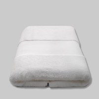 Prosop baie pentru brodat, Bumbac 100%, alb, 70x140cm - 700g/mp - 1