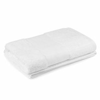 Prosop baie pentru brodat, Bumbac 100%, alb, 70x140cm - 700g/mp - 2