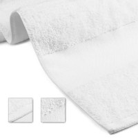 Prosop brodat model Nume , Bumbac 100%, alb (Tip produs: Prosop 70x140cm) - 7