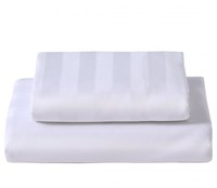 Set 10 Lenjerii de pat Hotel - DAMASC GROS Dungat 150 g/mp - dunga 2,7 cm - Single - 3