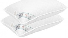 Set 2 perne matlasate microfibra HypoallergenicMed Somnart, 50x70 cm, lavabile la 95°C