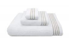 Set 3 Prosoape Brodate Hotel Lux Elegance Bej