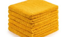 Set 6 Prosoape Fata Buget 400gr/mp - Galben
