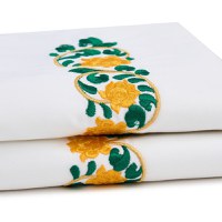 Set LUX Lenjerie Saten + Set Prosoape Brodate Model floral - 7