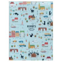 A4 Size Clear Folder Koriko Walking deep colour - Kiki's Delivery Service - 1