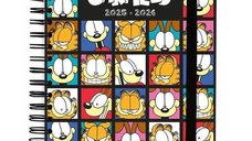 Agenda A5 Garfield 2025/2026 Academic Diary Week to View 12 Months