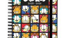 Agenda A5 Garfield 2025/2026 Academic Diary Week to View 12 Months